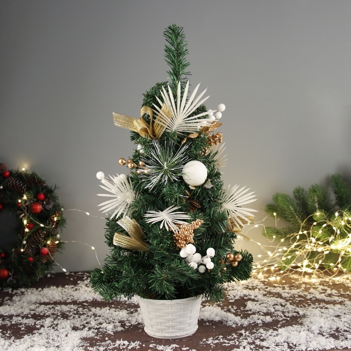 Ёлка декор  Ёлка декор "Ветка ажурная" 62х26 см