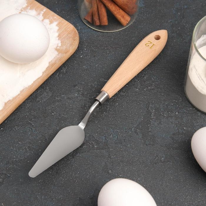 Лопатка кондитерская Доляна «Деко», 22 см Лопатка кондитерская Доляна «Деко», 22 см