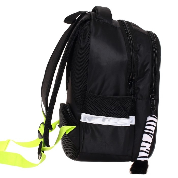 Рюкзак школьный 38,5 х 26 х 17 см, эргономичная спинка, Hatber Primary School Рюкзак школьный 38,5 х 26 х 17 см, эргономичная спинка, Hatber Primary School "Зебра" NRk_74064