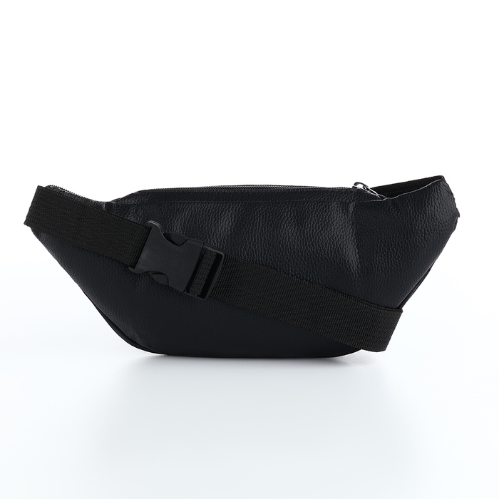 Поясная сумка на молнии, цвет чёрный Поясная сумка на молнии, цвет чёрный