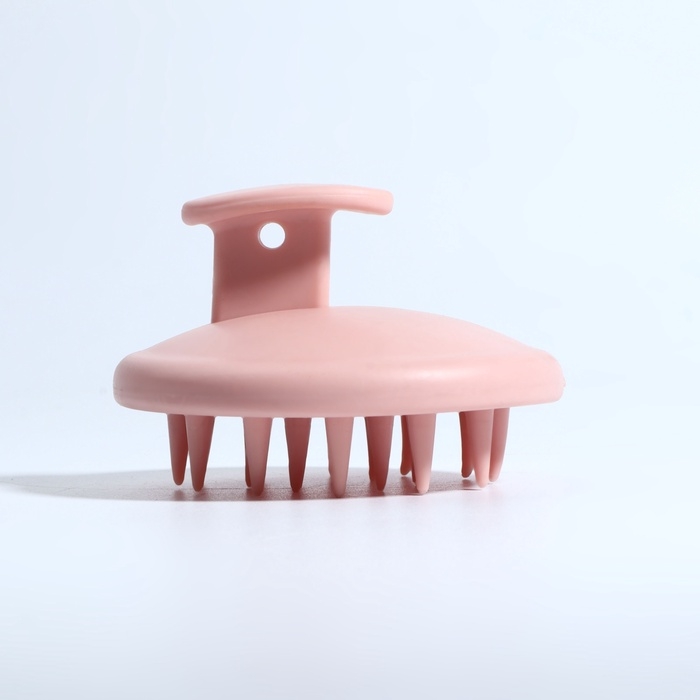 Щетка д/мытья и массажа головы силик 8*8*6см роз пакет QF Щетка д/мытья и массажа головы силик 8*8*6см роз пакет QF