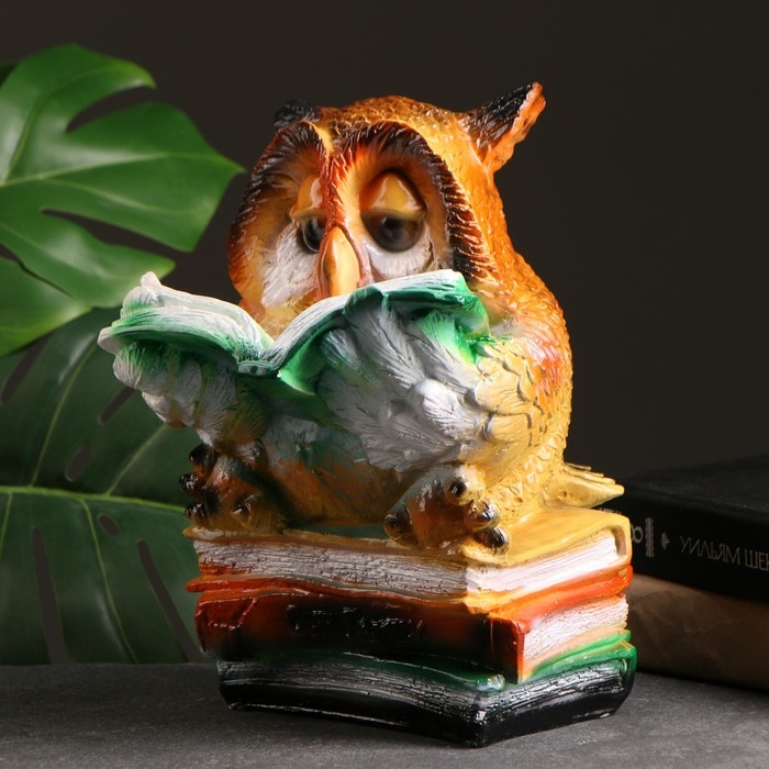 Копилка Копилка "Сова с книгами" 17х18х27см