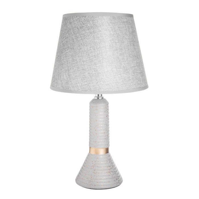 Настольная лампа Настольная лампа "Белана" Е14 40Вт серо-золотой 22х22х38,5 см RISALUX