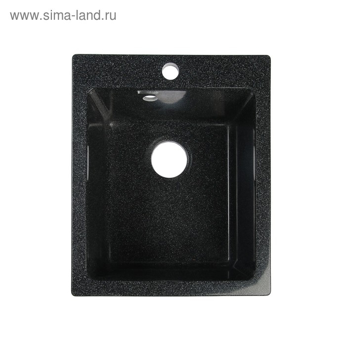 Мойка кухонная из камня MARRBAXX Линди Z8Q4, 425х500х195 мм, глянцевая, черная Мойка кухонная из камня MARRBAXX Линди Z8Q4, 425х500х195 мм, глянцевая, черная