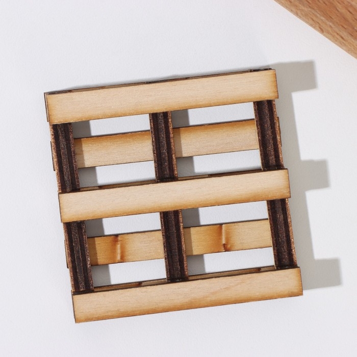 Подставка под горячее Подставка под горячее "Решетка", 6 х 6см