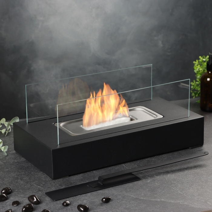 Биокамин настольный 35х18х15см, черный Биокамин настольный 35х18х15см, черный