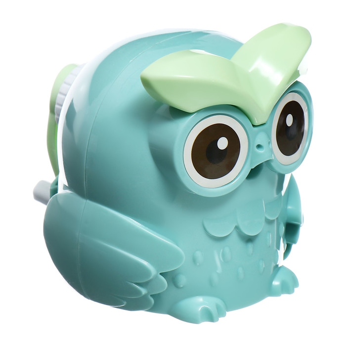 Точилка механическая с контейнером Сова Зеленая Точилка механическая с контейнером Сова Зеленая