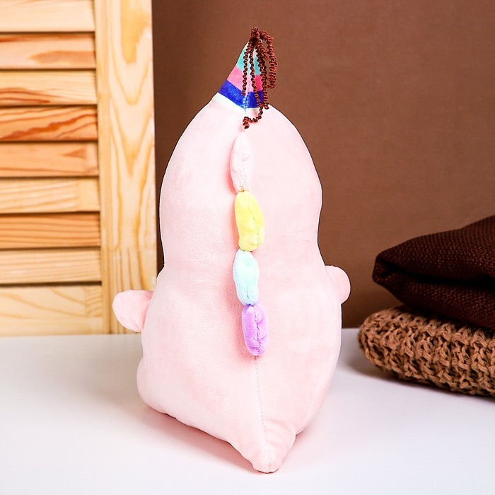 Мягкая игрушка «Единорог», 25 см, цвет розовый