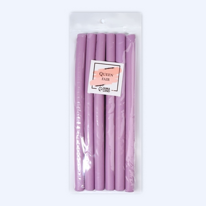 Бигуди «Бумеранг», d = 1,5 см, 24 см, 6 шт, цвет МИКС Бигуди «Бумеранг», d = 1,5 см, 24 см, 6 шт, цвет МИКС