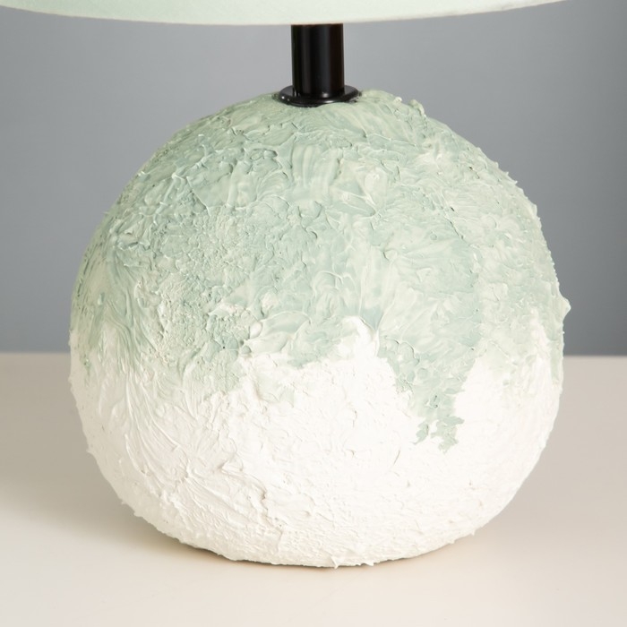 Настольная лампа Настольная лампа "Ларнака" Е14 40Вт белый голубой 30х30х28см RISALUX