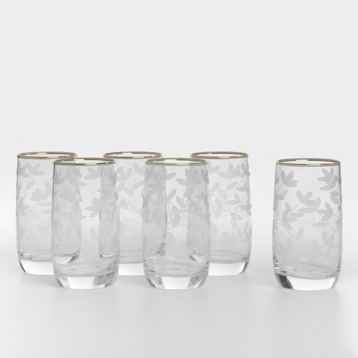Набор стеклянных стаканов «Весна», 330 мл, 6 шт Набор стеклянных стаканов «Весна», 330 мл, 6 шт