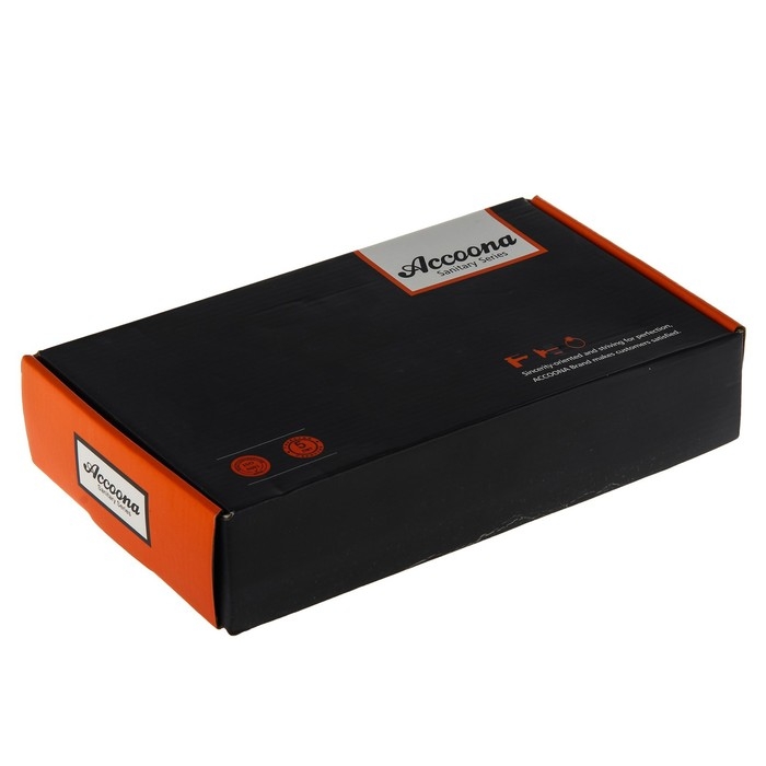 Cмеситель для кухни Accoona A4040, однорычажный, с гайкой, силумин, хром Cмеситель для кухни Accoona A4040, однорычажный, с гайкой, силумин, хром