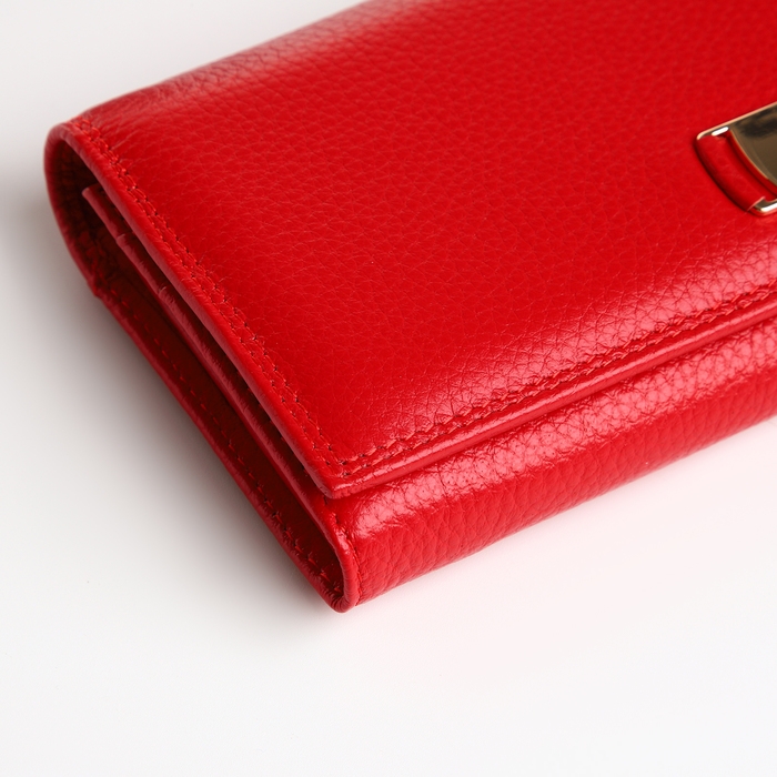 Кошелёк женский на магните, цвет красный Кошелёк женский на магните, цвет красный