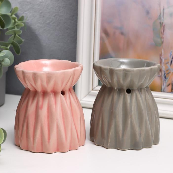 Аромалампа керамика Аромалампа керамика "Грани. Ромбы" МИКС 9х7,2х7,2 см