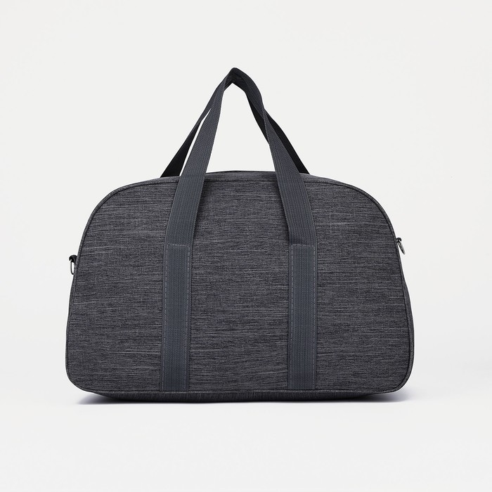 Сумка дорожная на молнии, наружный карман, длинный ремень, цвет серый Сумка дорожная на молнии, наружный карман, длинный ремень, цвет серый