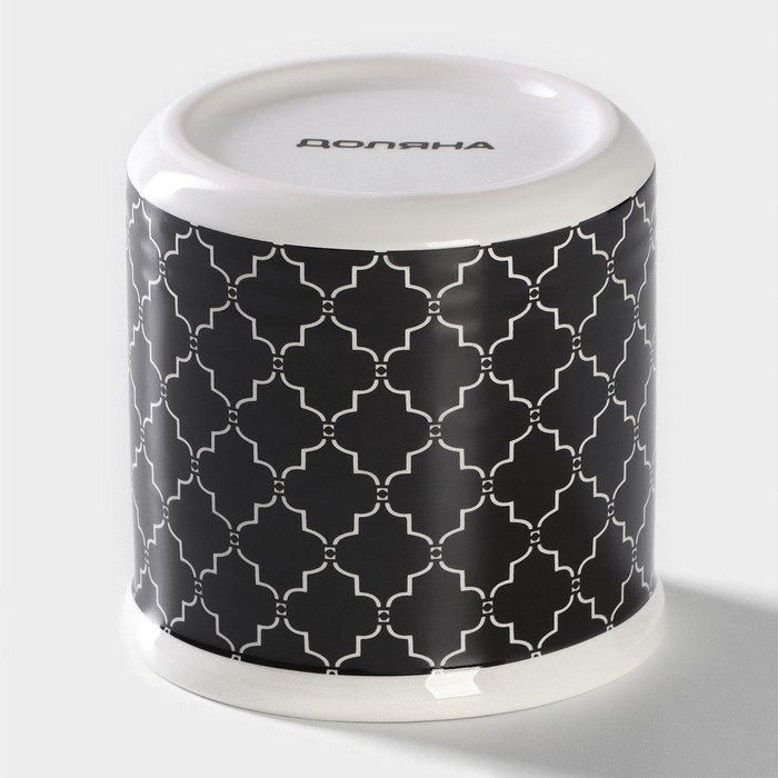 Сахарница с крышкой Доляна «Марокко», 150 мл, цвет чёрный Сахарница с крышкой Доляна «Марокко», 150 мл, цвет чёрный
