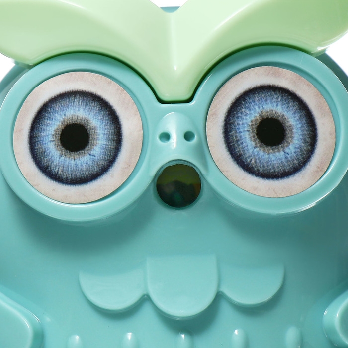 Точилка механическая с контейнером Сова Зеленая Точилка механическая с контейнером Сова Зеленая