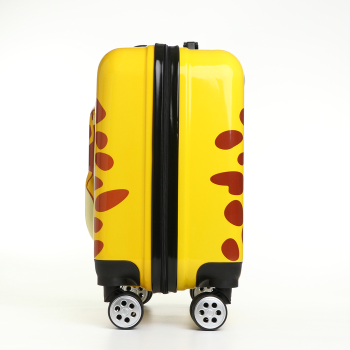 Чемодан детский 32 л (XS), Bear Toy, отдел на молнии, цвет жёлтый