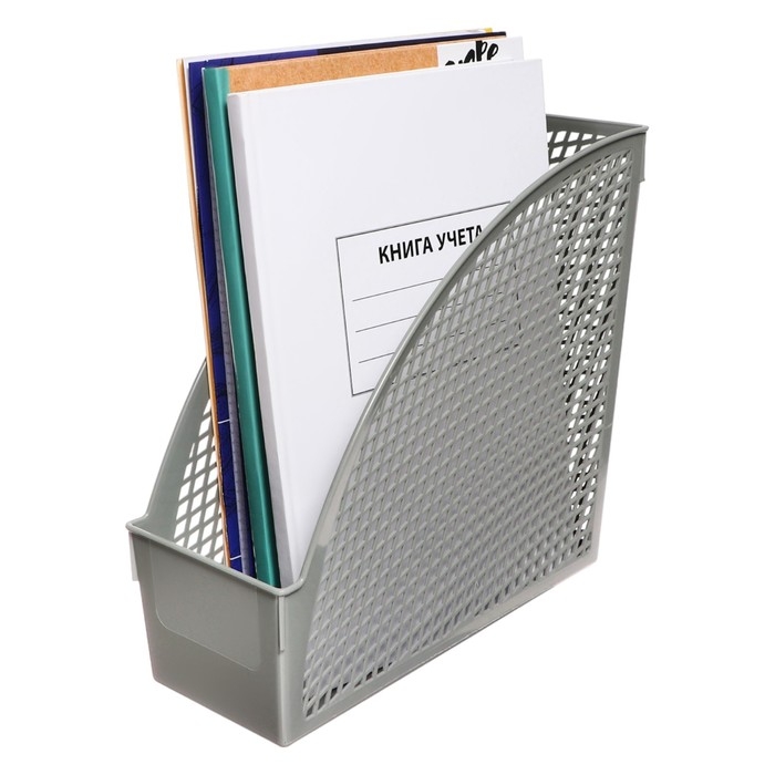 Лоток для бумаг вертикальный Calligrata  Лоток для бумаг вертикальный Calligrata "Офис-класс" для бумаг, серый