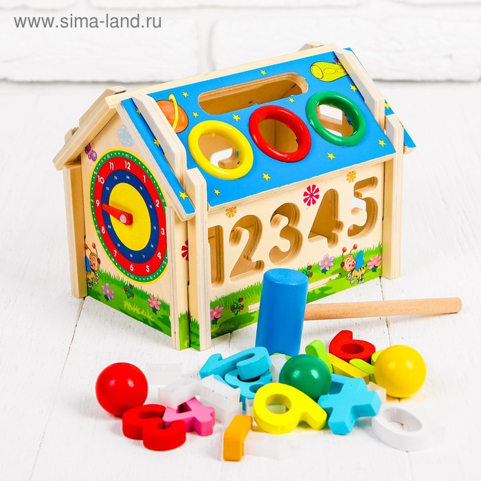 Сортер «Домик с шестерёнками» Сортер «Домик с шестерёнками»