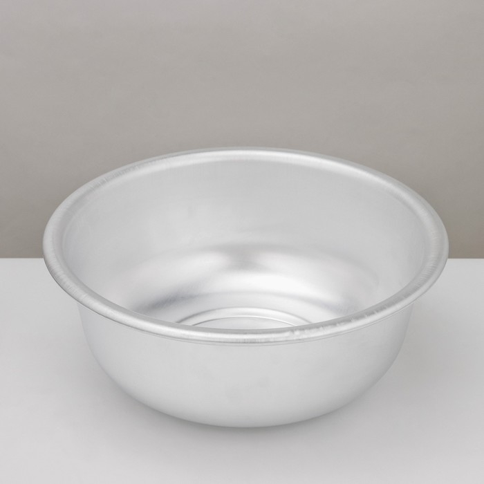 Миска-тазик алюминиевая, 6,8 л, d=32 см, толщина 1,6 мм Миска-тазик алюминиевая, 6,8 л, d=32 см, толщина 1,6 мм