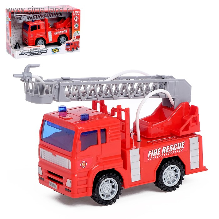 Машина инерционная «Пожарная», стреляет водой, 1:20 Машина инерционная «Пожарная», стреляет водой, 1:20