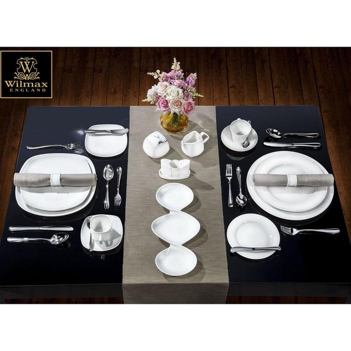 Тарелка фарфоровая десертная Wilmax Stella Pro, d=18 см, цвет белый Тарелка фарфоровая десертная Wilmax Stella Pro, d=18 см, цвет белый