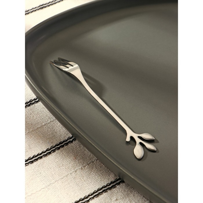 Вилка десертная из нержавеющей стали Magistro &laquo;Вудс&raquo;, длина 12 см, цвет серебряный