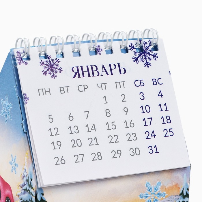 Календарь-органайзер 2025 домик &laquo;Взмеиный год счастье принесет&raquo;, 8,5 х 12 см