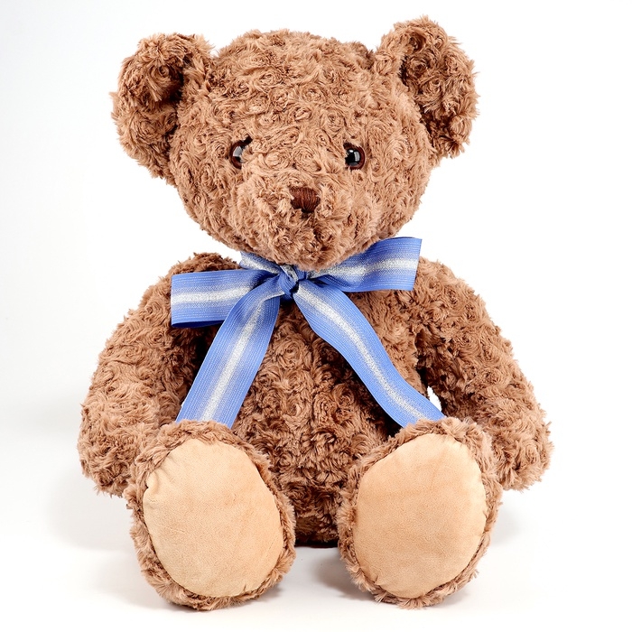 Мягкая игрушка «Медведь», кудрявый, 55 см, цвет коричневый