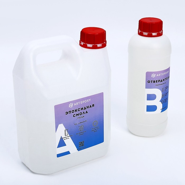 Эпоксидная смола для творчества ArtEpoxy Густая, 3 кг Эпоксидная смола для творчества ArtEpoxy Густая, 3 кг