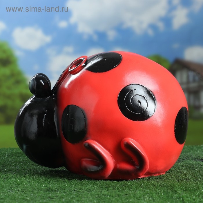 Садовая фигура Садовая фигура "Божья коровка" красная, 30х30х22см