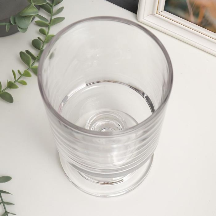 Подсвечник стекло на 1 свечу Подсвечник стекло на 1 свечу "Бокал на короткой ножке" прозрачный