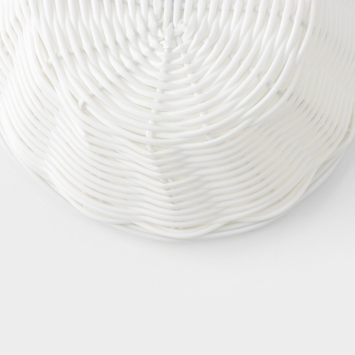 Корзинка для подачи Доляна «Молоко», 25×18×6,5 см, цвет белый Корзинка для подачи Доляна «Молоко», 25×18×6,5 см, цвет белый