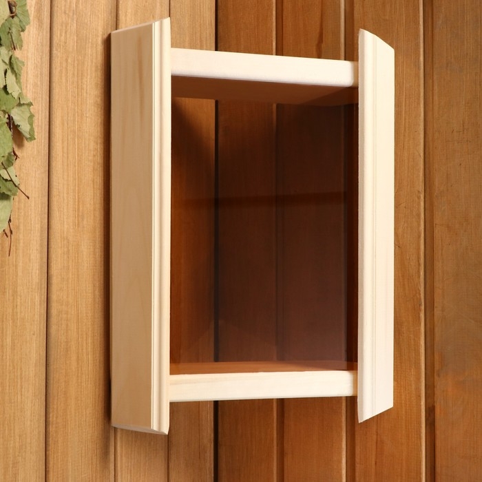 Абажур деревянный угловой, темное стекло Абажур деревянный угловой, темное стекло