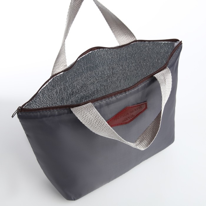 Термосумка на молнии 3,8 л, цвет серый Термосумка на молнии 3,8 л, цвет серый