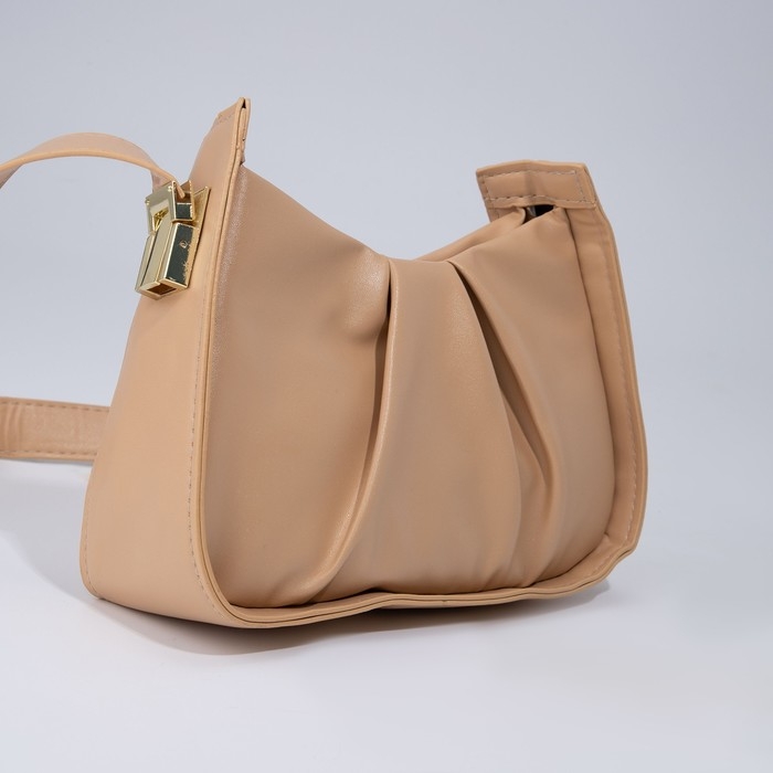 Сумка на молнии, цвет бежевый Сумка на молнии, цвет бежевый