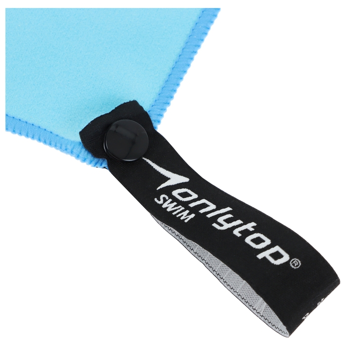 Полотенце из микрофибры ONLYTOP, 76х152 см, цвет голубой Полотенце из микрофибры ONLYTOP, 76х152 см, цвет голубой