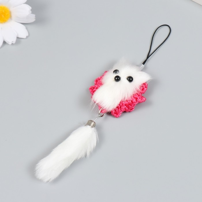 Пушистик на подвеске  Пушистик на подвеске "Котик на коврике" МИКС