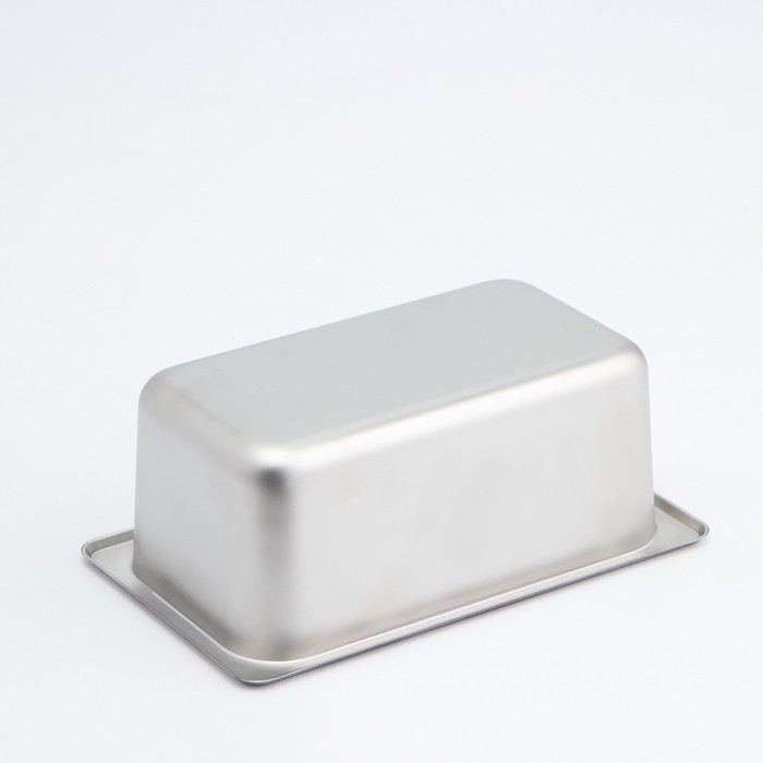 Гастроемкость 1/4 из нержавеющей стали, 100 мм, 26,5×16,2×10 см, толщина 0,8 мм Гастроемкость 1/4 из нержавеющей стали, 100 мм, 26,5×16,2×10 см, толщина 0,8 мм