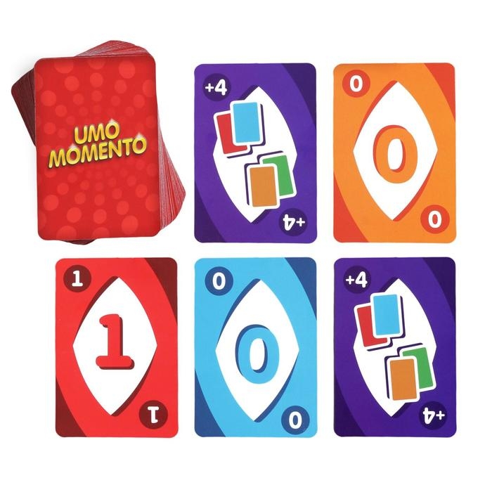 Настольная игра на реакцию и внимание «UMO momento», 70 карт, 7+ Настольная игра на реакцию и внимание «UMO momento», 70 карт, 7+