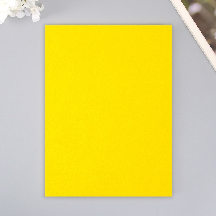 Набор мягкого фетра Набор мягкого фетра "Астра" (3 шт) горчично-жёлтый, 3 мм, 400 гр. 20х30 см