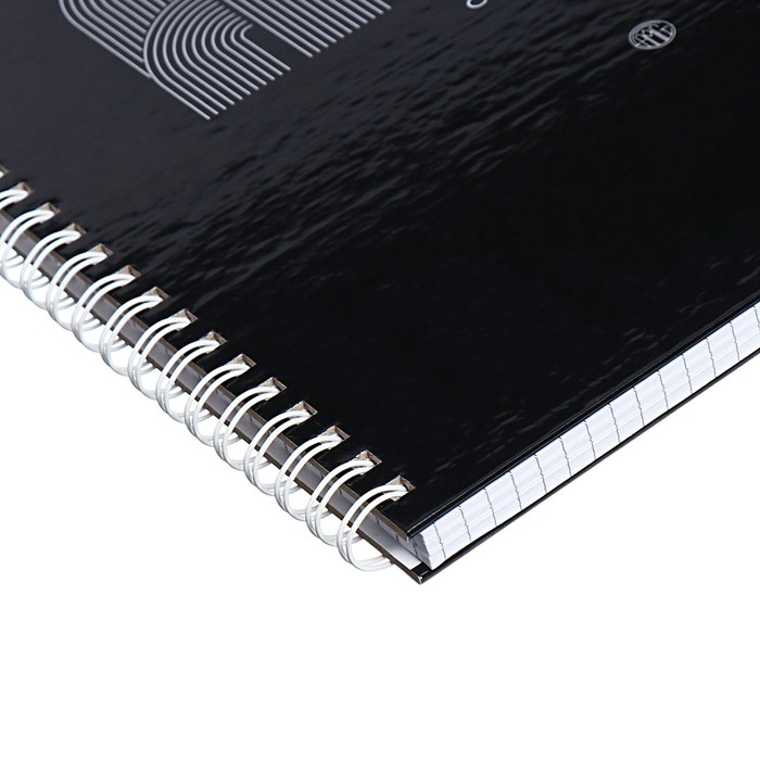 Тетрадь A4, 80 листов в клетку на гребне Calligrata Тетрадь A4, 80 листов в клетку на гребне Calligrata "Графика", обложка 7БЦ, блок офсет