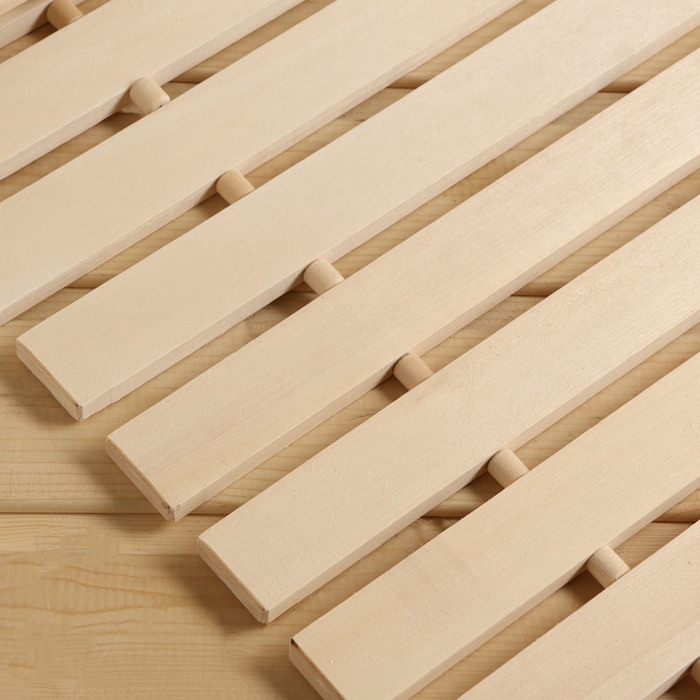 Коврик-лежак для бани, деревянный, 45х100 см Коврик-лежак для бани, деревянный, 45х100 см