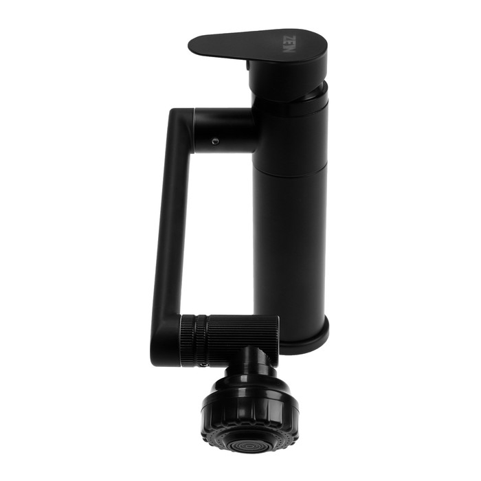 Смеситель для раковины ZEIN Z3509, поворотный излив 360°, картридж 35 мм, латунь, черный Смеситель для раковины ZEIN Z3509, поворотный излив 360°, картридж 35 мм, латунь, черный