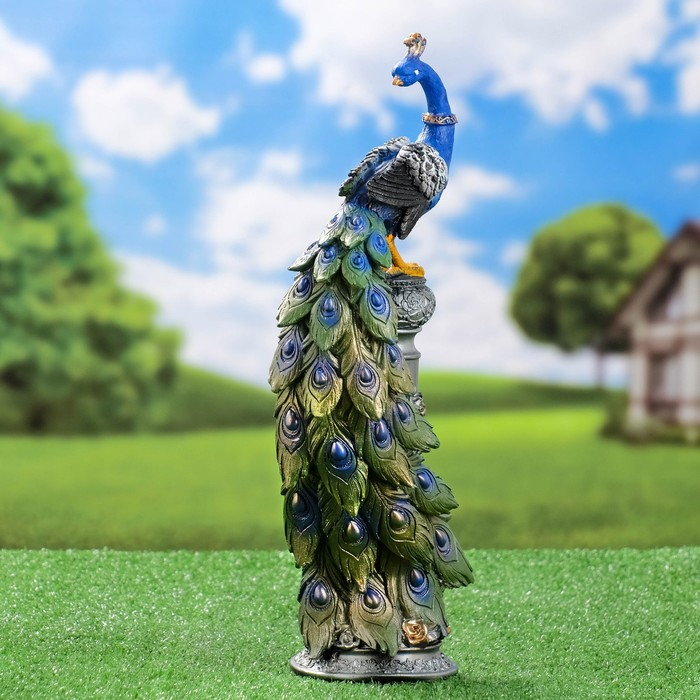 Садовая фигура  Садовая фигура "Павлин" 42х13х11см