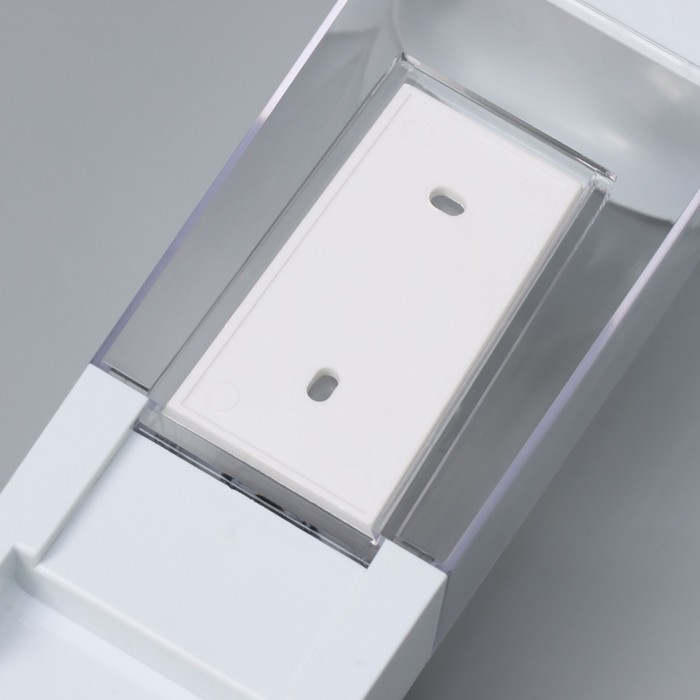 Диспенсер механический для антисептика и жидкого мыла Доляна, 500 мл, цвет белый Диспенсер механический для антисептика и жидкого мыла Доляна, 500 мл, цвет белый