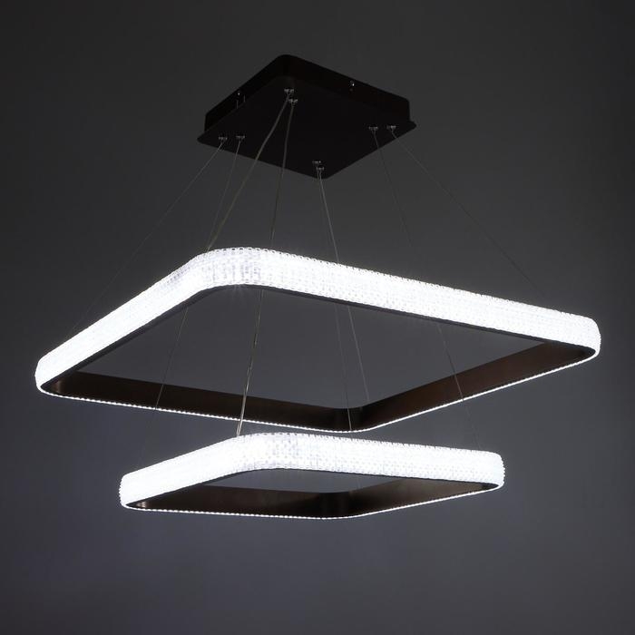 Люстра с ПДУ 1509/2CF LED 90Вт 3000-6000К кофе 60х60х104 см BayerLux