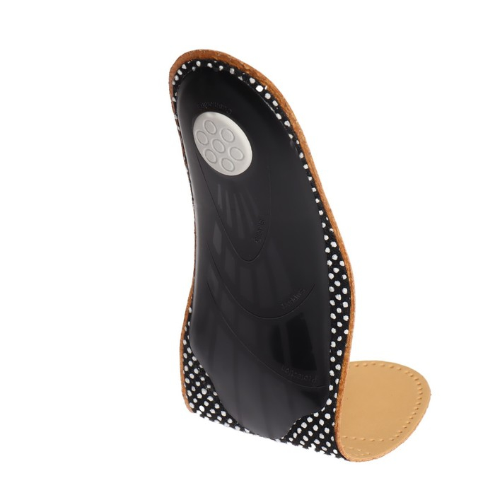 Стельки для обуви амортизирующие, с жёстким супинатором,  р-р RU до 36 (р-р Пр-ля до 38), 24 см, пара, цвет светло-коричневый Стельки для обуви амортизирующие, с жёстким супинатором,  р-р RU до 36 (р-р Пр-ля до 38), 24 см, пара, цвет светло-коричневый