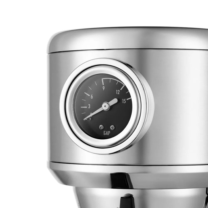 Кофеварка Kitfort КТ-7193, рожковая, 1450 Вт, 1 л, капучинатор, серебристая Кофеварка Kitfort КТ-7193, рожковая, 1450 Вт, 1 л, капучинатор, серебристая